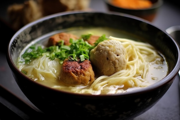 Indonesian Beef Balls Soup with Chinese Cabbage