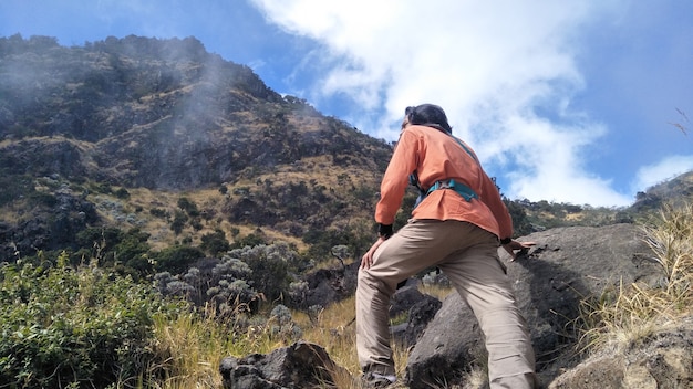 an indonesian climber photos