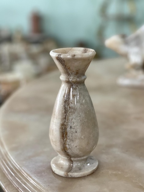 Indonesian marble flower vase