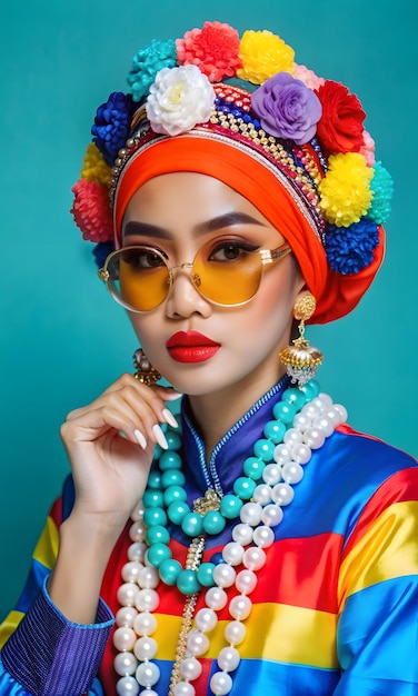 Indonesian Model Wearing Cool Fashion