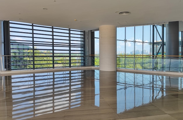 Indoor modern space architecture of Nanning Museum, Guangxi, China