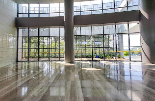 Indoor modern space architecture of Nanning Museum, Guangxi, China