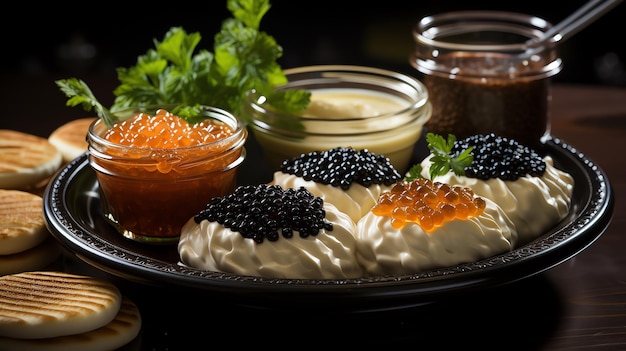 Indulge in the opulence of caviar the epitome of refined taste