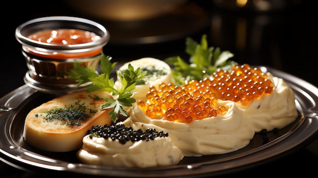 Indulge in the opulence of caviar the epitome of refined taste