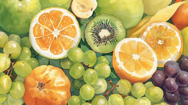 Indulge in a unique strategy with a fruitthemed illustration that adds flavor to your content