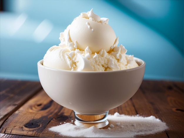 Indulgent Delight Isolated Cup of Ice Cream for Editorial Purposes