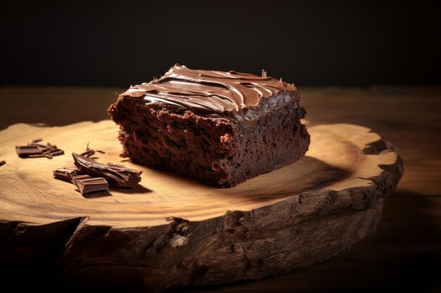 Indulgent slice of dark chocolate raspberry cake