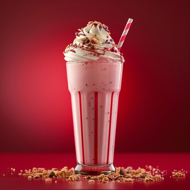 Indulgent Strawberry Milkshake