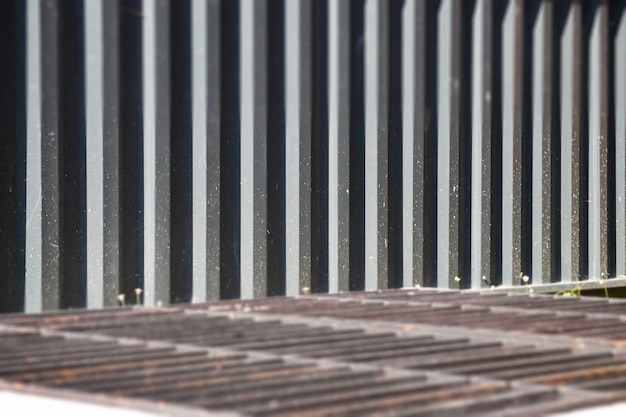 Industrial building on sunny day