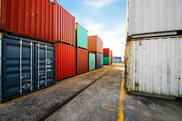 Industrial Container yard for Logistic Import Export business