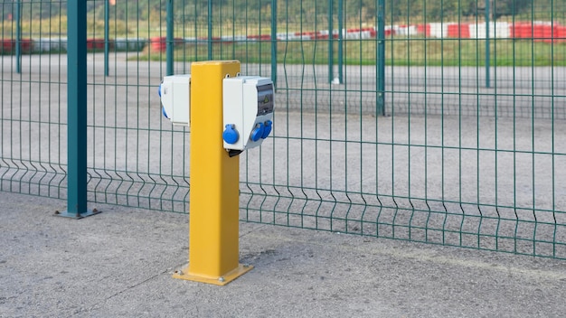 Industrial electrical box for caravan