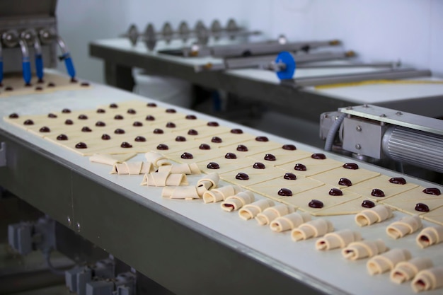 Industrial line for baking cookies Wholesale professional production of culinary products