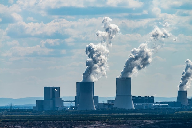 Industrial Power Station in Germany for the production of electricity