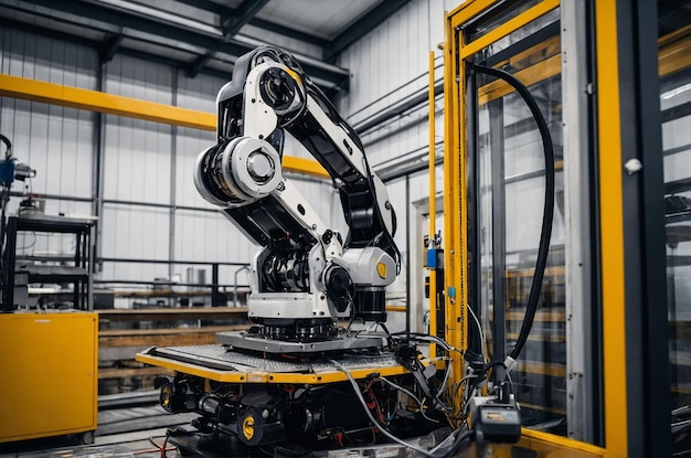 Photo industrial robotics in modern manufacturing for enhanced quality control