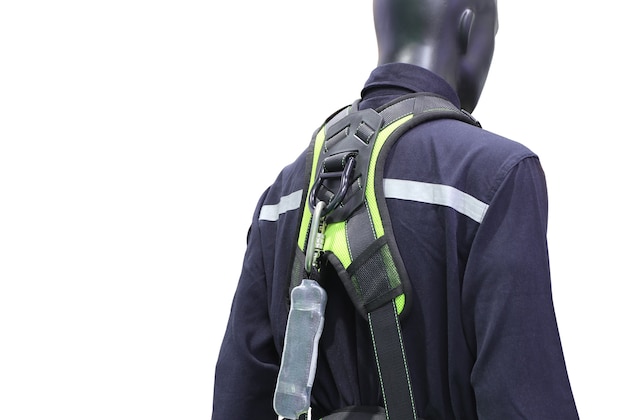 Industrial safety harness as equipment for high ground working