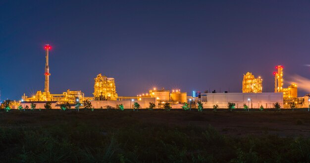 Industrial at twilight