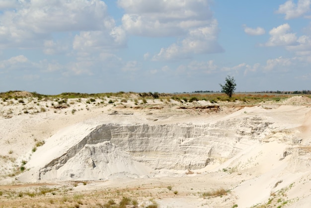 Industrial working out of forming sand