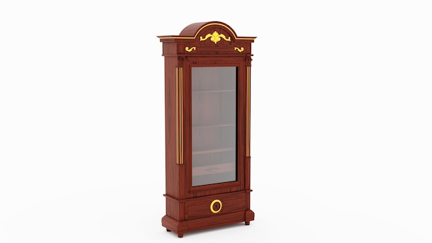 Infinite White Studio Backdrops product asset antique cabinet