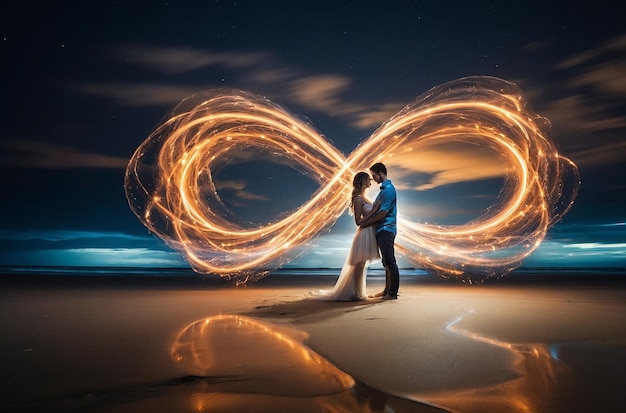 Photo infinity love flourish