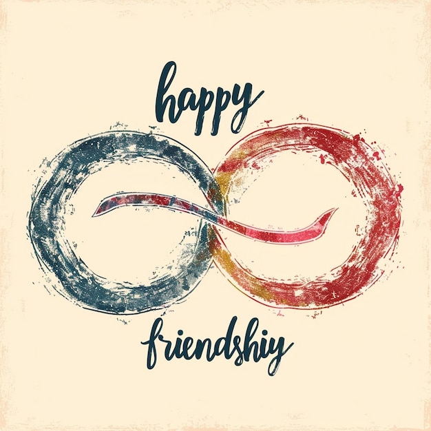 Photo infinity symbolism creative friendship day background best friendship day wallpapers