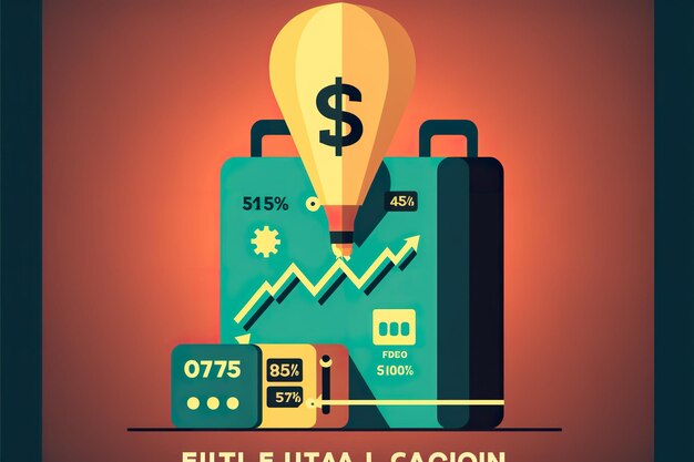 Inflation flat illustration