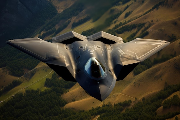 InFlight Images Showcasing Contemporary Stealth Aircraft