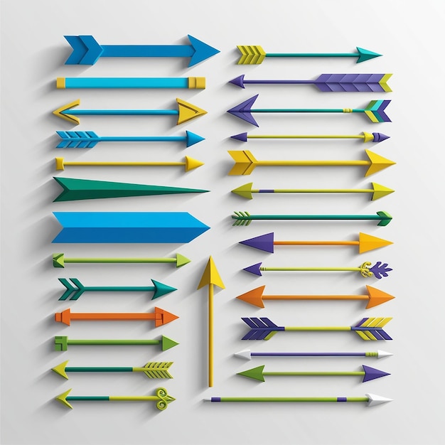 Photo infographic arrows pack