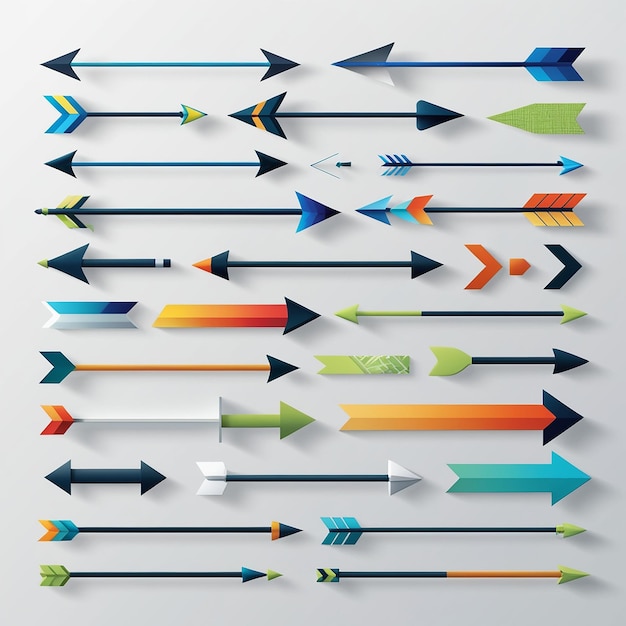 Photo infographic arrows pack