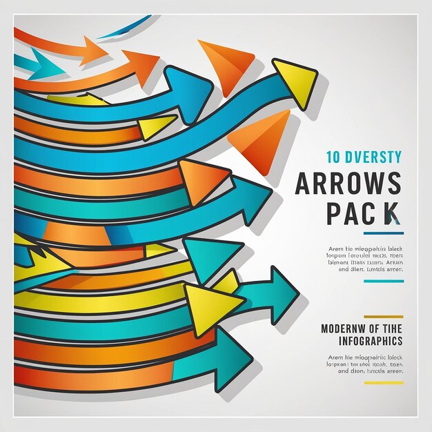 Infographic arrows pack