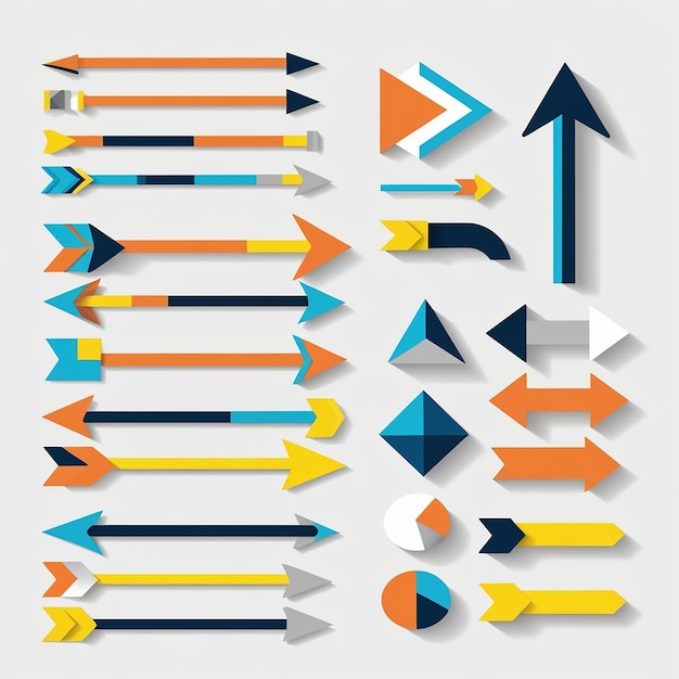 Photo infographic arrows pack