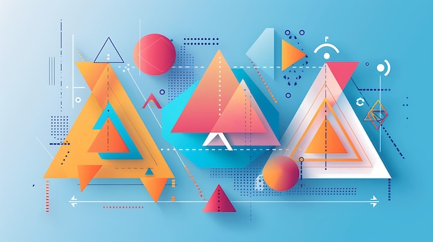 Infographic Types of Triangles illustrating property classification eg equilateral isosceles scalene