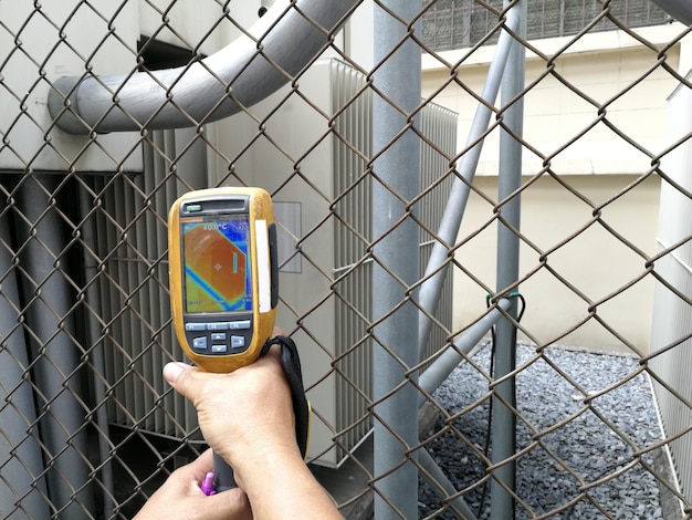 Infrared thermographic inspeciton Thermoscan for Oil Immersed Transformer