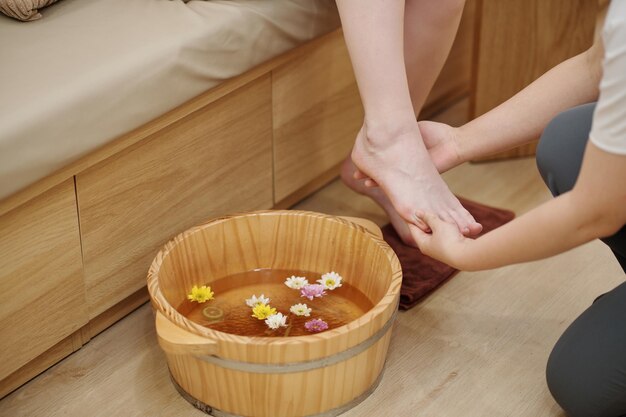 Infused Bath for Tired Feet