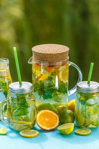 Infused detox water