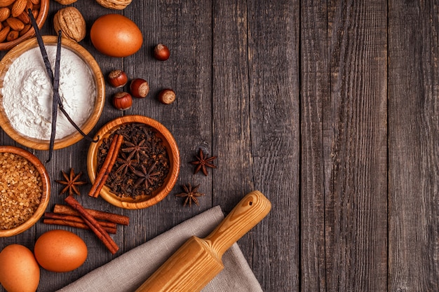 Ingredients for cooking baking.