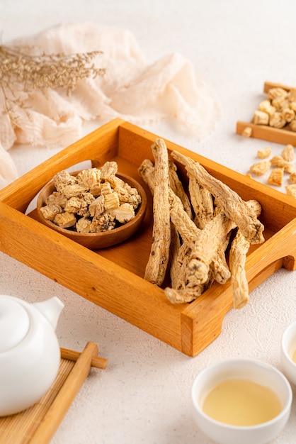 Ingredients Stewed chicken soup Chinese herbal medicine This soup very famous among chinese food