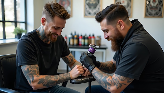 Ink and Artistry Professional Tattooing in Modern Studio