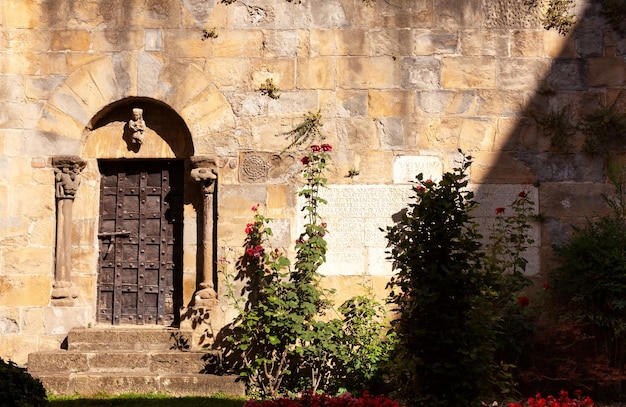 Inner courtyard of the Camara de Comptos de Navarra Pamplona