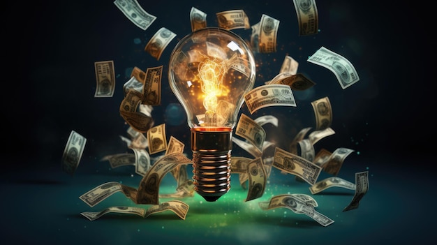 innovating light bulb ideas to sell products for money