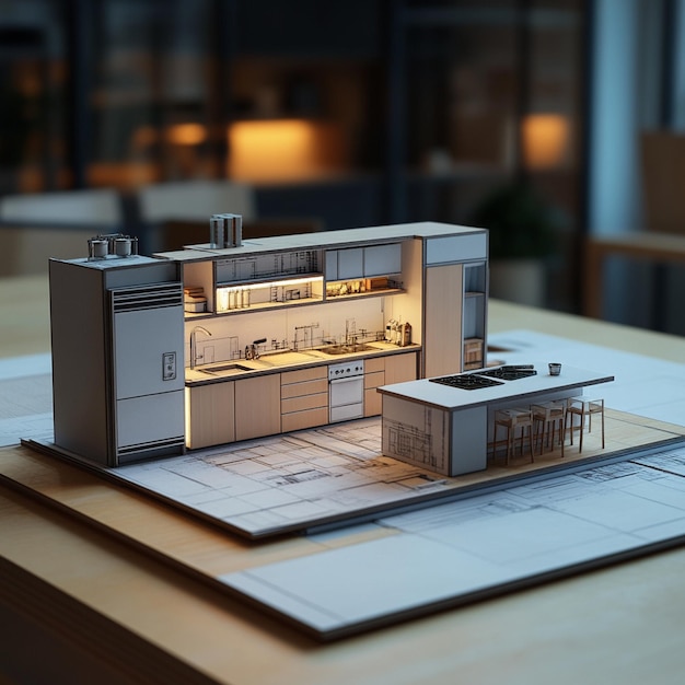 Photo innovative 3d house models