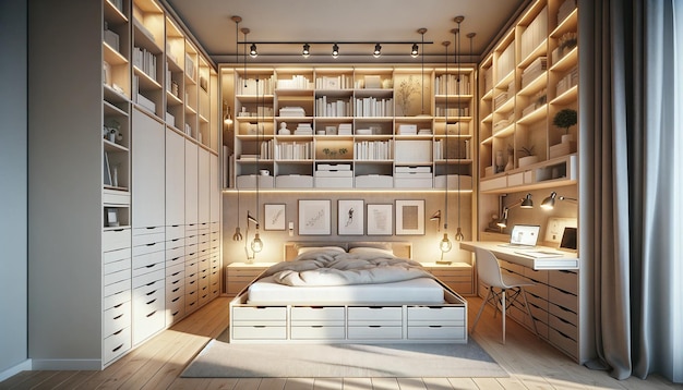 Innovative Bedroom Design StorageSavvy Bedroom