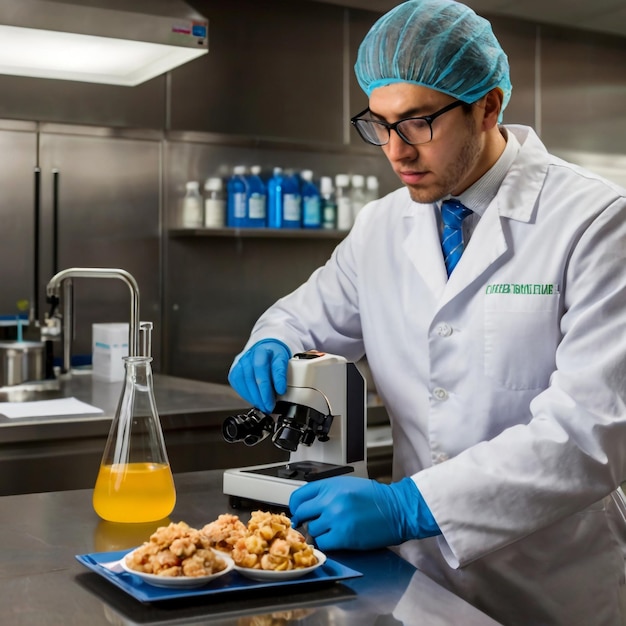 Innovative Food Laboratory Scientist Pioneering Advanced Research and Safety in Food Science