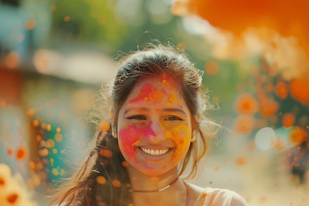 Photo innovative holi festivities exploring creative ways to celebrate