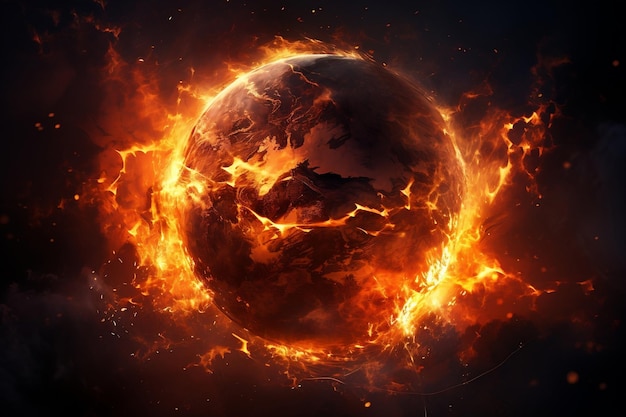 Innovative Idea to Tackle Climate Change on a Flaming Planet AI