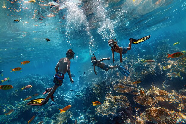 Innovative Ocean Exploration A Family Exploring the Ocean