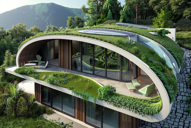 Innovative Roof Design Green Roofs and Integrated Solar Panels