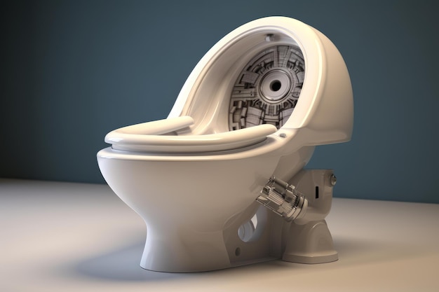 Innovative Toilet bowl bathroom modern Generate Ai