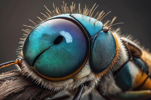 Photo insect macro eye science beauty in nature