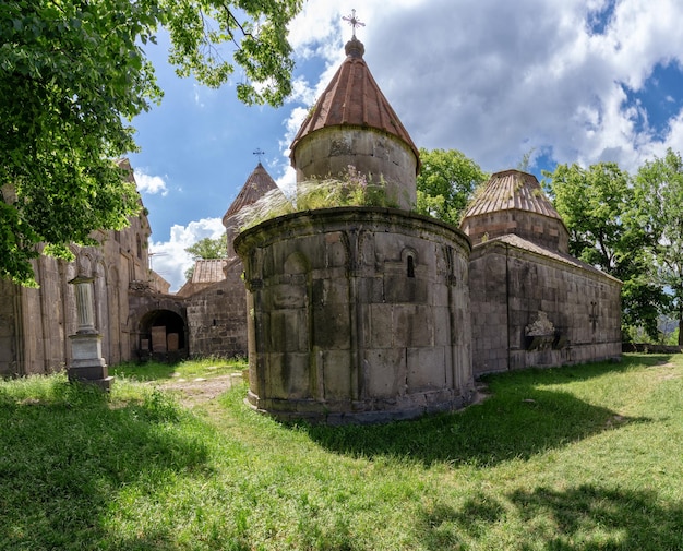 Inside the Ancient armenian Sanahin Monastery in the north part of Armenia