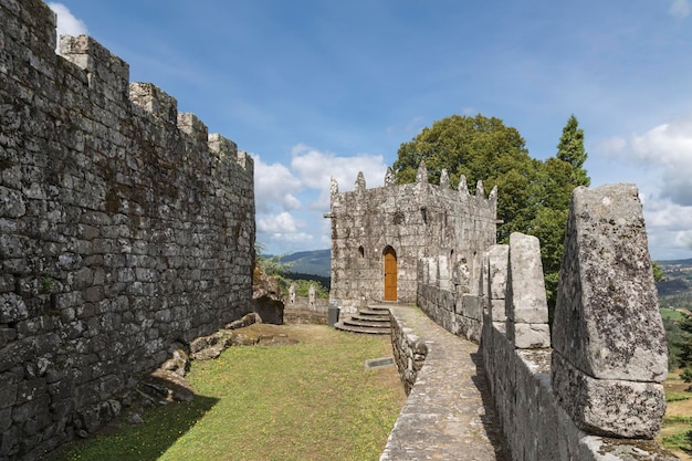 Inside the castle wall